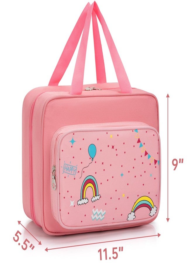 OUUTMEE Doll Carrying Case Compatible with LOL Surprise Dolls, Toy Hanging Organizer Storage Bag for Girls with a Hanging Hook and 7 Clear Zipper Pockets, Bag Only - Image 5